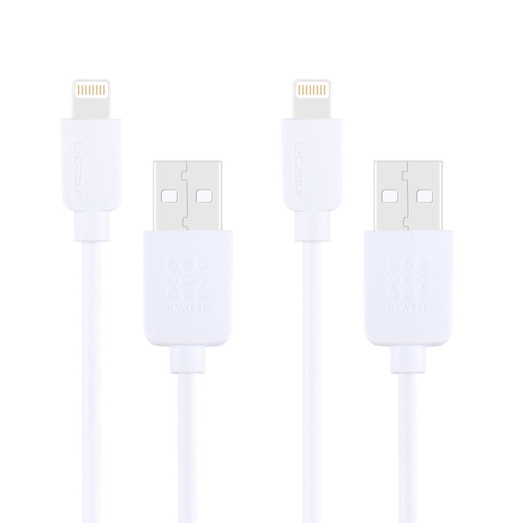 Kit cavo di sincronizzazione e ricarica HAWEEL da 2 pezzi ad alta velocità da 8 pin a USB da 1 m per iPhone, iPad, 2pcs Kit cavo di sincronizzazione e ricarica HAWEEL da 2 pezzi ad alta velocità da 8 pin a USB da 1 m per iPhone, iPad, 2pcs